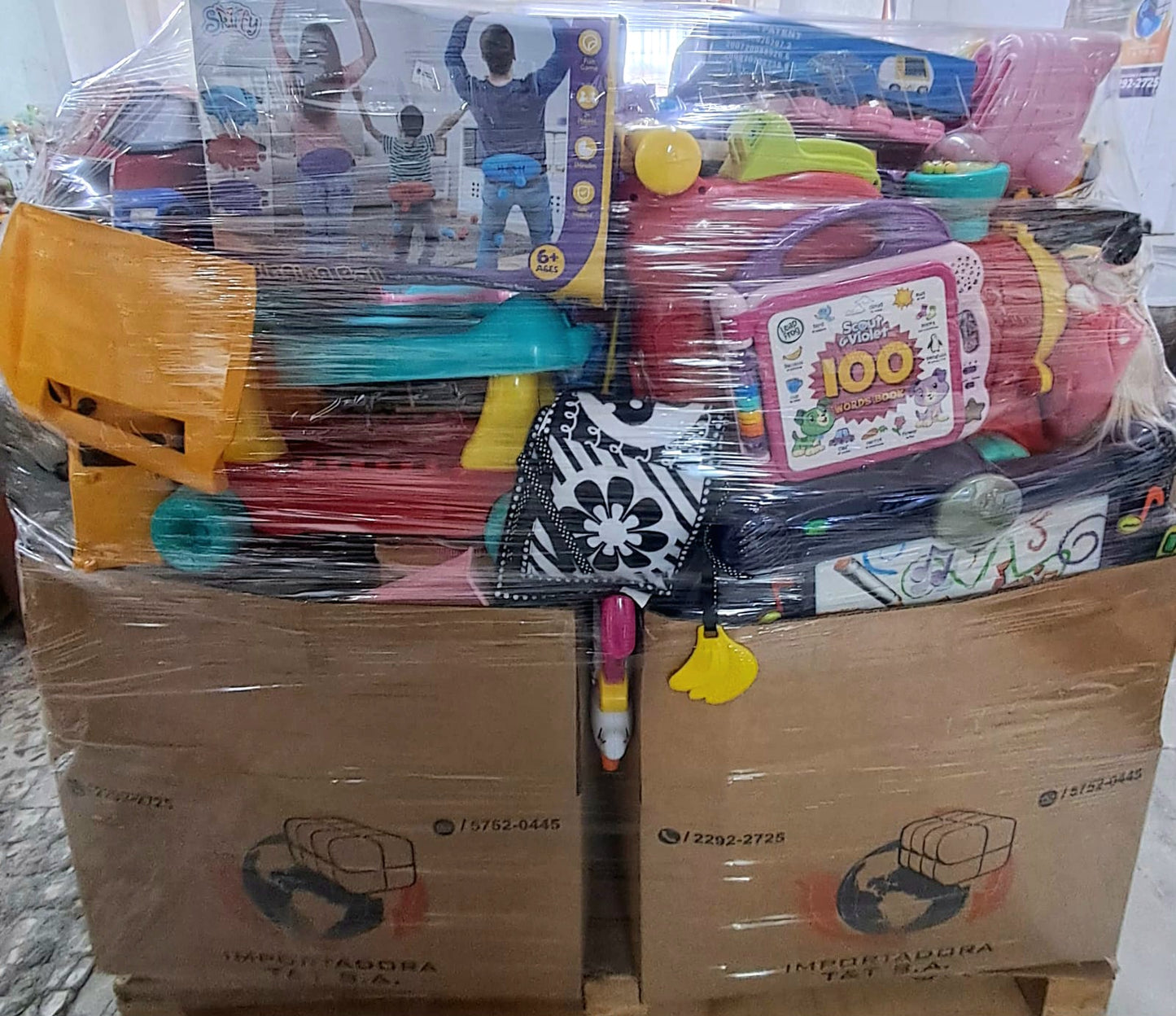 Tarima #16 juguete crudo limpio  americano usado