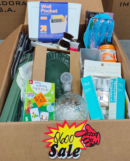 Caja #209 miscelánea clasificado retorno nuevo