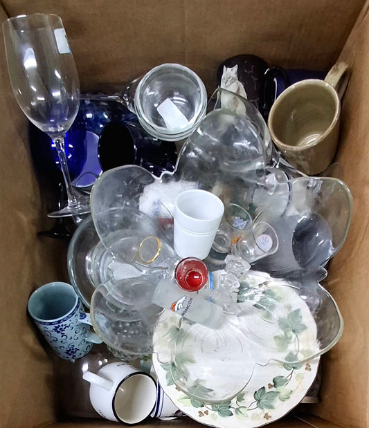 Caja #34b cristal clasificado  americano  usado