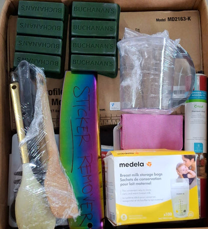 Caja #126 miscelaneo  clasificado  americano usado