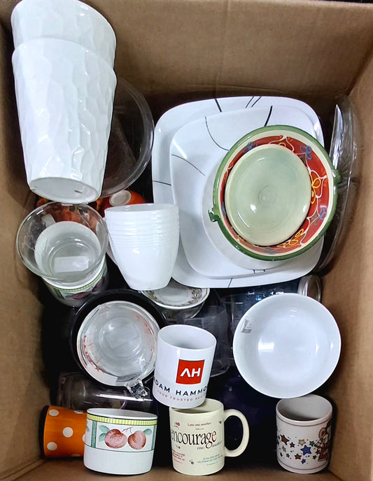 Caja #35b cristal clasificado  americano usado