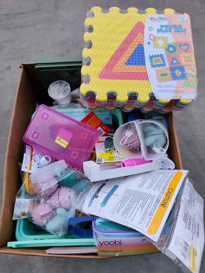 Caja#105 miscelánea clasificado retorno nuevo