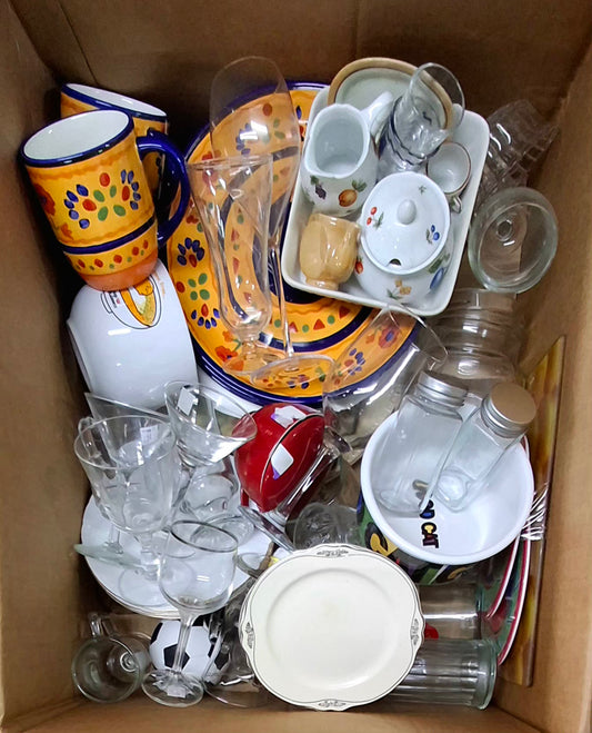 Caja #13b cristal  clasificado  americano  usado
