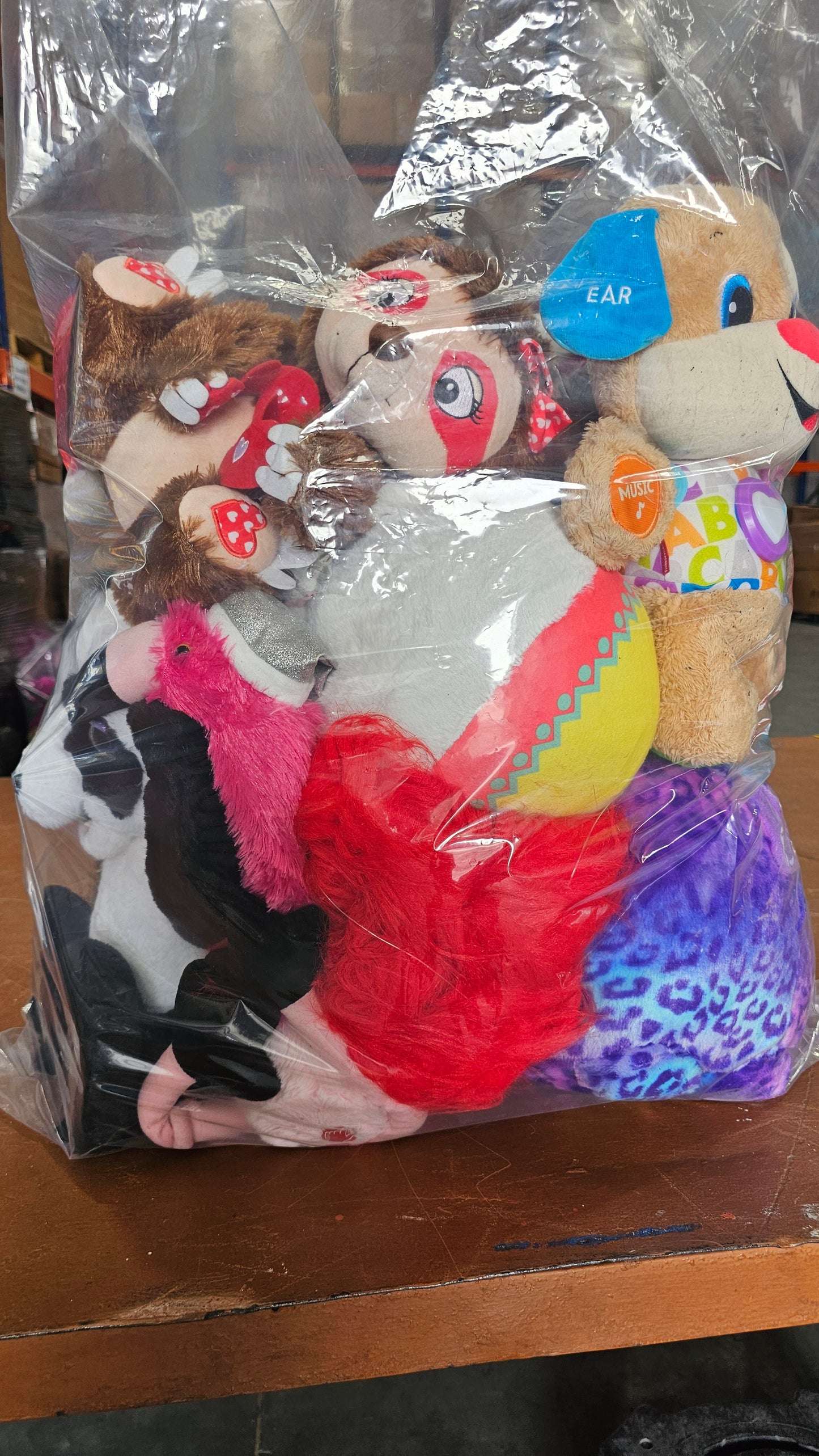 Bolsa#2 peluche clasificado usado americano