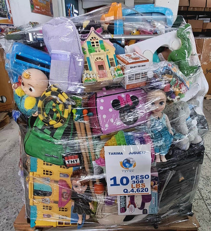 Tarima #10 juguete  crudo limpio americano usado