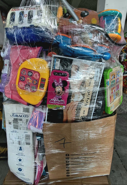 Tarima #7 juguete crudo limpio americano usado
